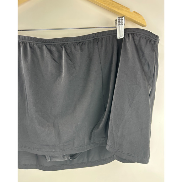 NWT Swim by Cacique Lane Bryant Swim Skort Shorts + Skirt Black Plus Size 28 - Picture 4 of 8